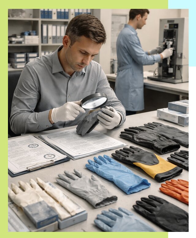 Сертификация перчаток и средств защиты продукции в Челябинске