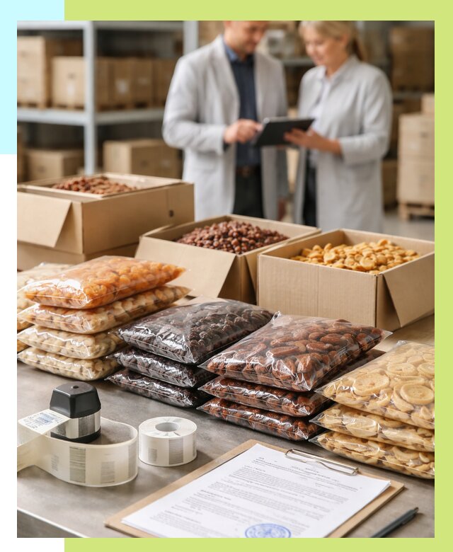 Сертификация сухофруктов в Челябинске от 12374 р. | Алешин-Члб под ключ