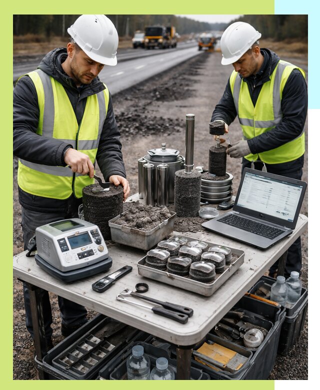 Сертификация асфальта: испытания и подтверждение в Челябинске