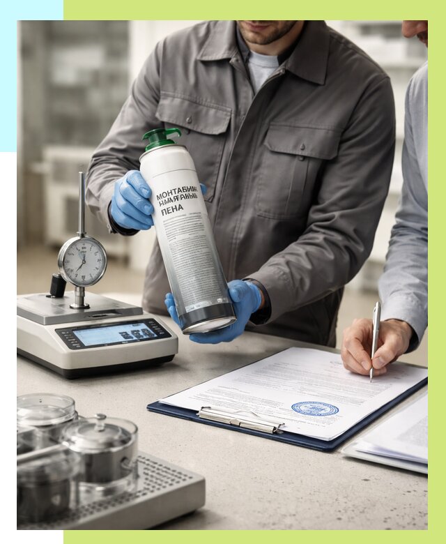 Сертификация монтажной пены в Челябинске от 15468 р. | Алешин-Члб