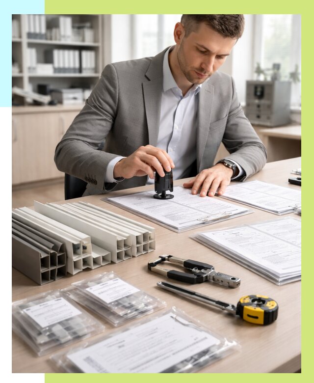 Сертификация ПВХ продукции в Челябинске от 8765 р., Алешин-Члб