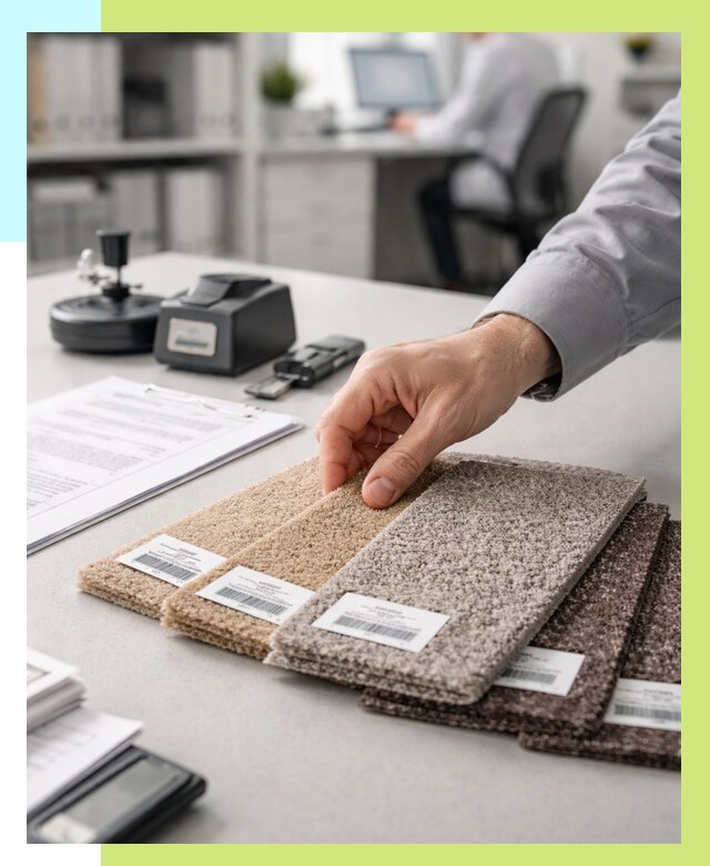 Сертификация ковролина в Челябинске от 15468 р., Алешин-Члб