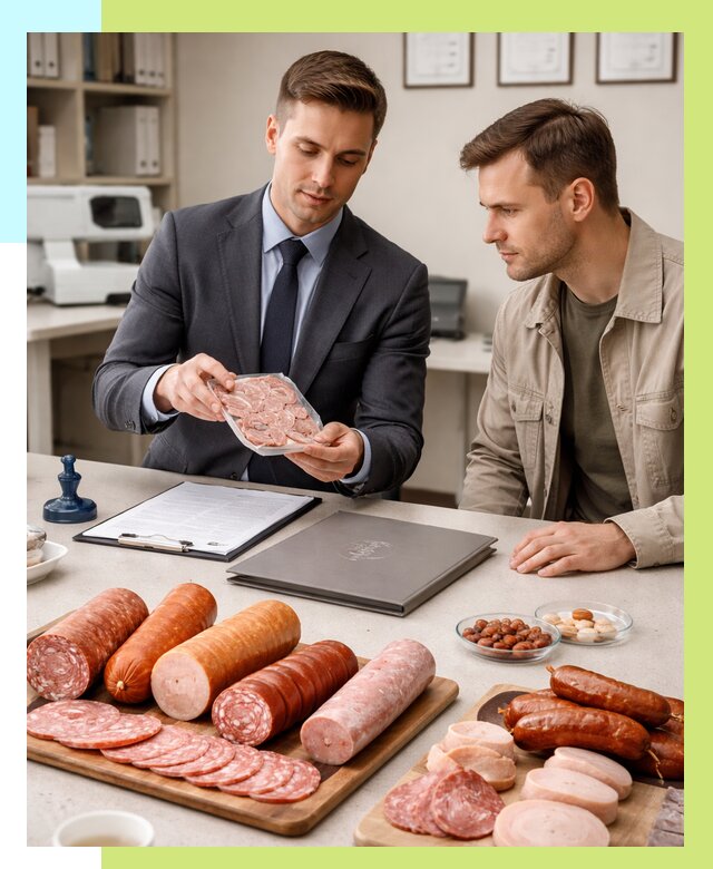 Сертификация колбасных изделий в Челябинске от 7734 р. | Алешин-Члб