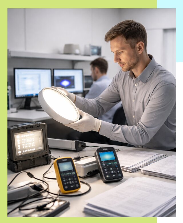 Сертификация светильников в Челябинске: испытания и оформление