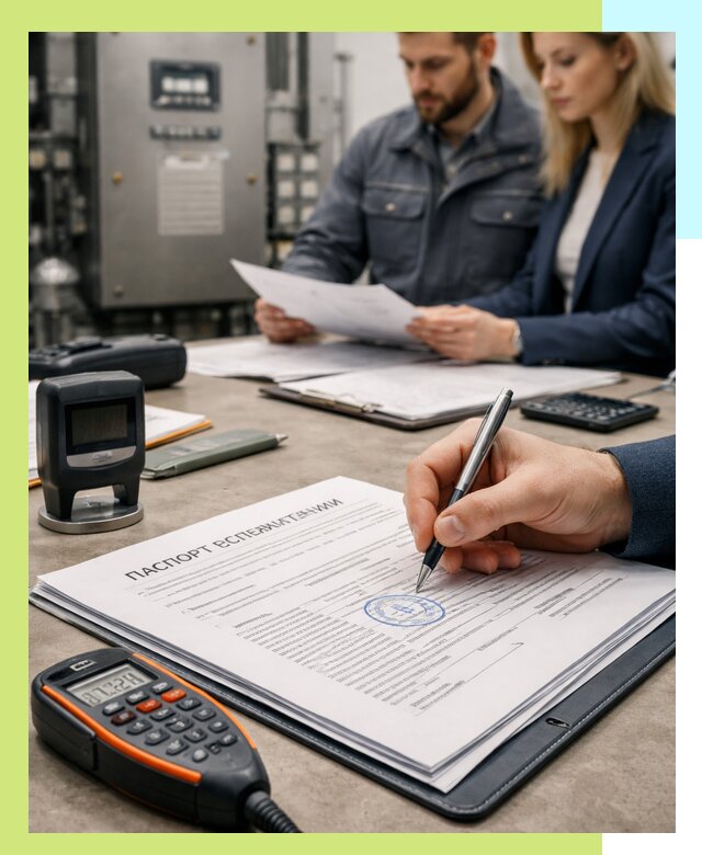 Оформление паспорта эксплуатации оборудования в Челябинске