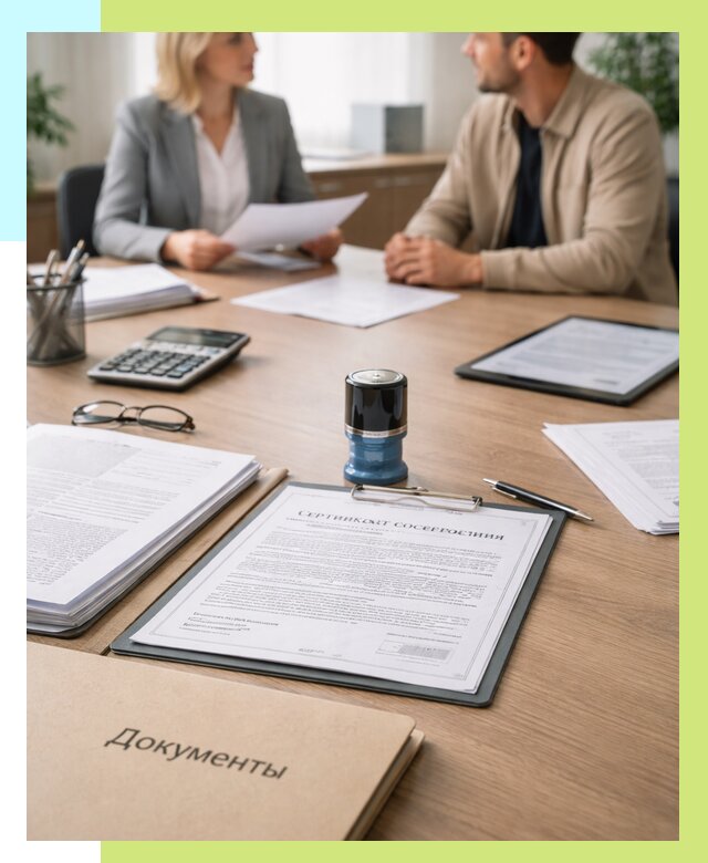 Сертификат соответствия на продукцию в Челябинске от 15468 р.|Алешин-Члб