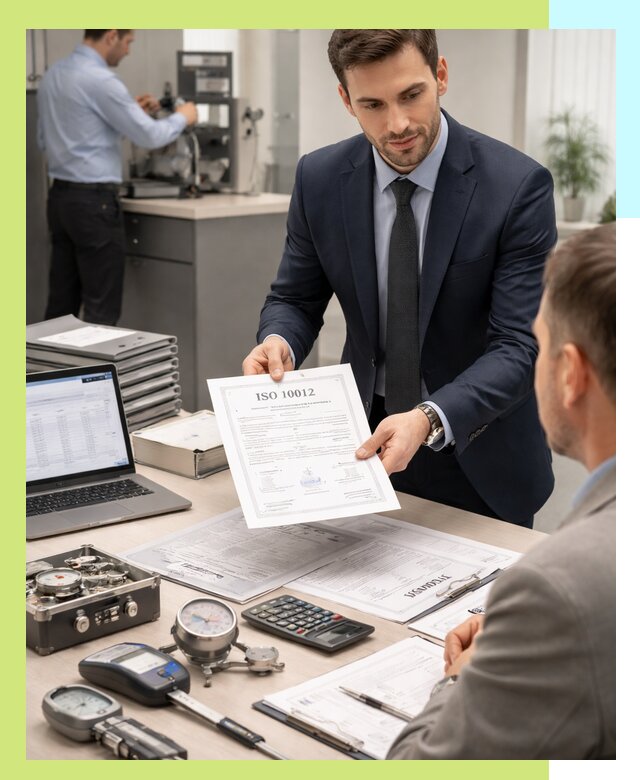 Выдача сертификата ISO 10012 по требованиям метрологии в Челябинске